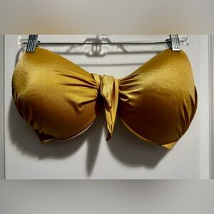 Victoria's Secret Gold Bikini with Bow Detail